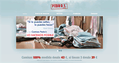 Desktop Screenshot of camisaspedros.com