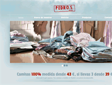 Tablet Screenshot of camisaspedros.com